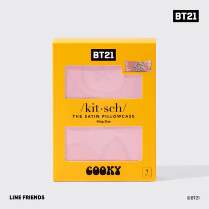 Kitsch x BT21 COOKY King Satin Pillowcase — packaging