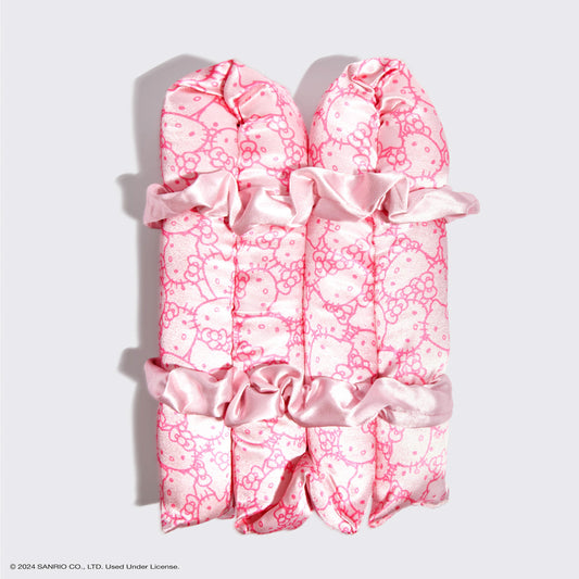 Kitsch x Hello Kitty XL Heatless Curling Set in Hello Kitty Faces