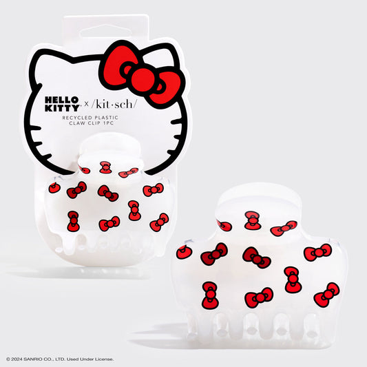 Kitsch x Hello Kitty Kitty Bows Cloud Claw Clip - hero product shot