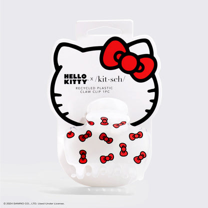 Kitsch x Hello Kitty Kitty Bows Cloud Claw Clip - packaging flat lay
