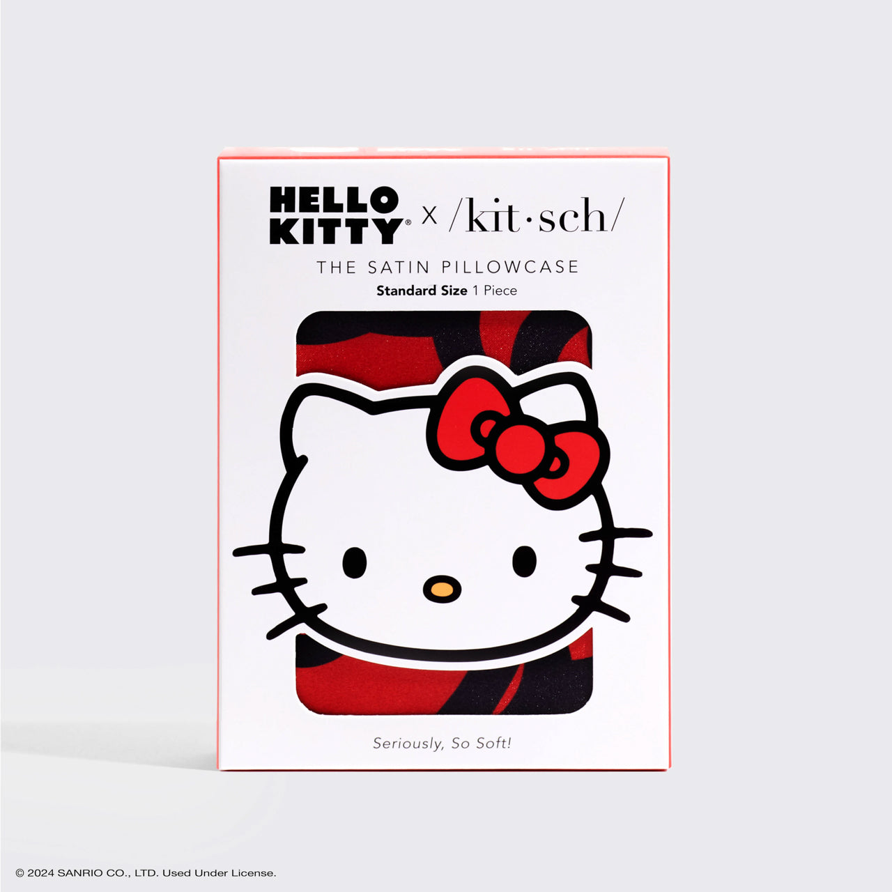 Hello Kitty x KITSCH Kitty Bathes Satin Pillowcase — packaging