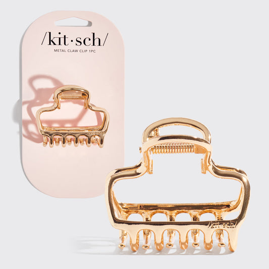 KITSCH Gold Metal Cloud Claw Clip - hero product shot