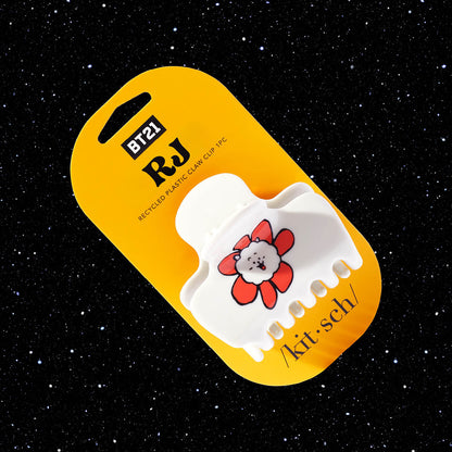 Kitsch x BT21 RJ Cloud Claw Clip - packaging flat lay