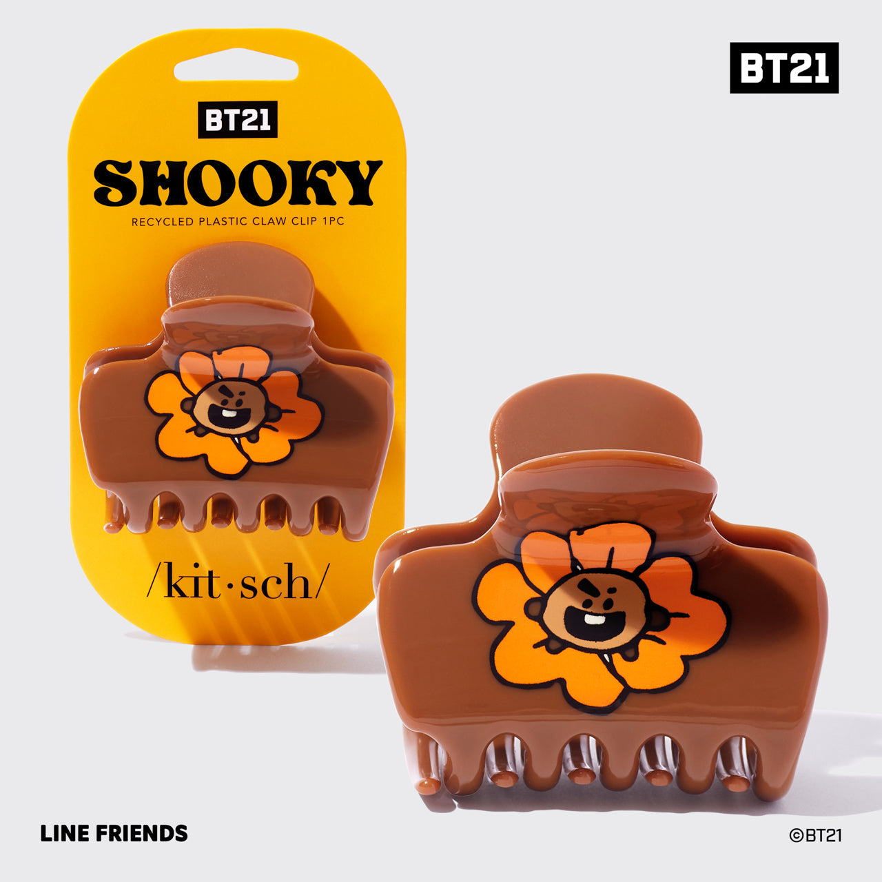 Kitsch x BT21 SHOOKY Cloud Claw Clip - hero product shot