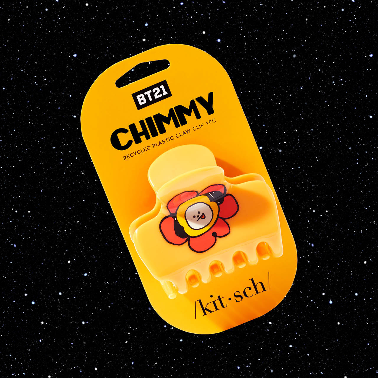 Kitsch x BT21 CHIMMY Cloud Claw Clip - packaging flat lay