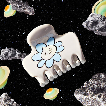 Kitsch x BT21 VAN Cloud Claw Clip - on-model lifestyle