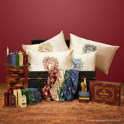 Harry Potter x Kitsch Ultimate Hogwarts Collectors Bundle - all four houses King size group product shot