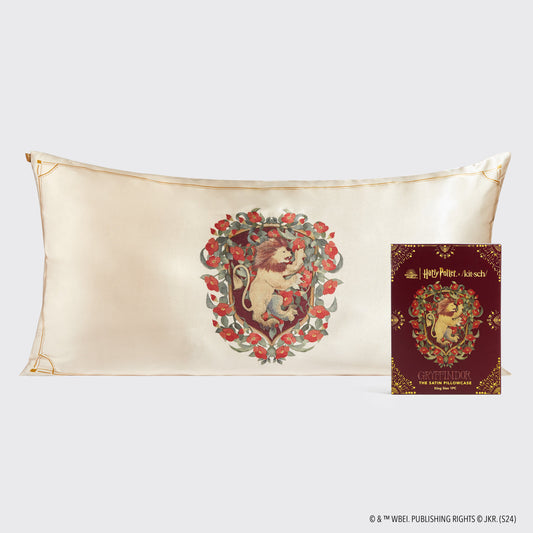 Kitsch x Harry Potter Gryffindor King Satin Pillowcase — hero