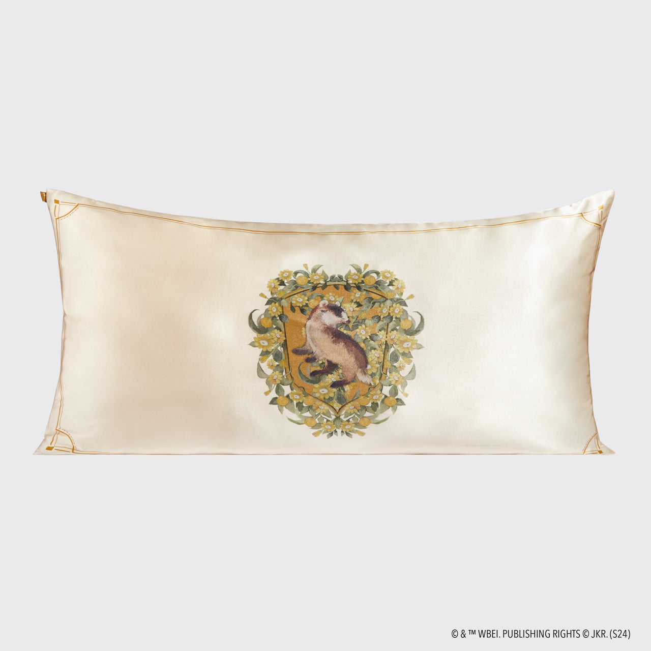 Kitsch x Harry Potter Satin Pillowcase in Hufflepuff - King