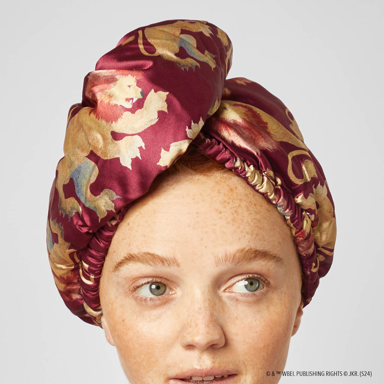 Gryffindor Satin Wrapped Hair Towel, KITSCH
