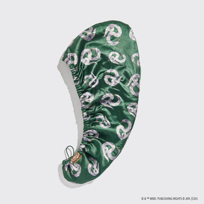 Slytherin Satin Wrapped Hair Towel, KITSCH