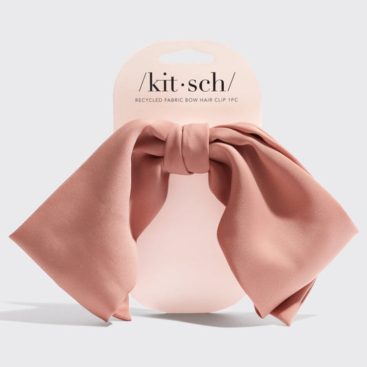 KITSCH Rosewood Bow Hair Clip — packaging