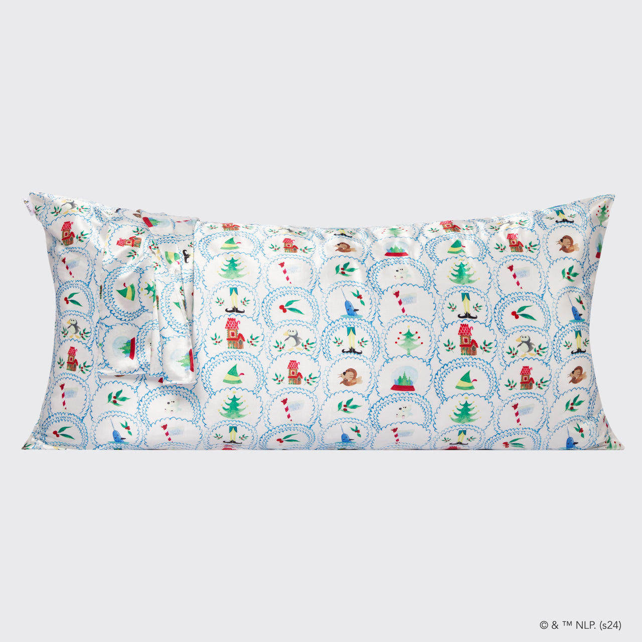 Kitsch x Elf North Pole King Satin Pillowcase