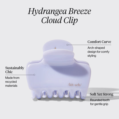 KITSCH Hydrangea Breeze Cloud Claw Clip - product detail high-res