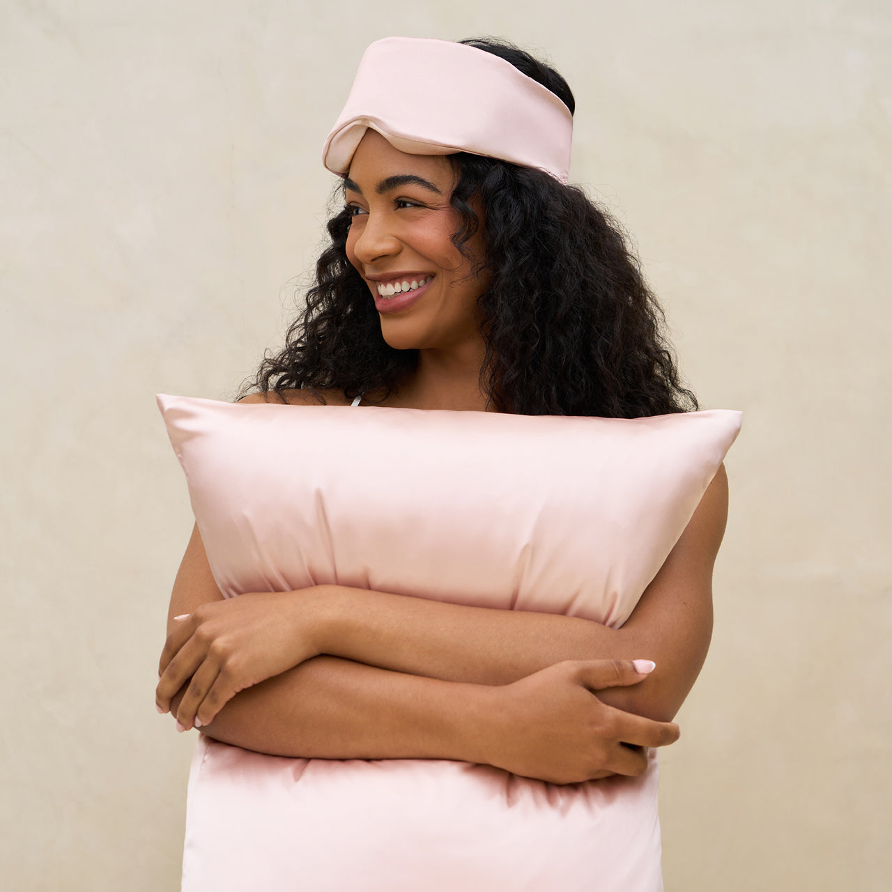 Kitsch Blush Contour Pillow Eye Mask lifestyle shot
