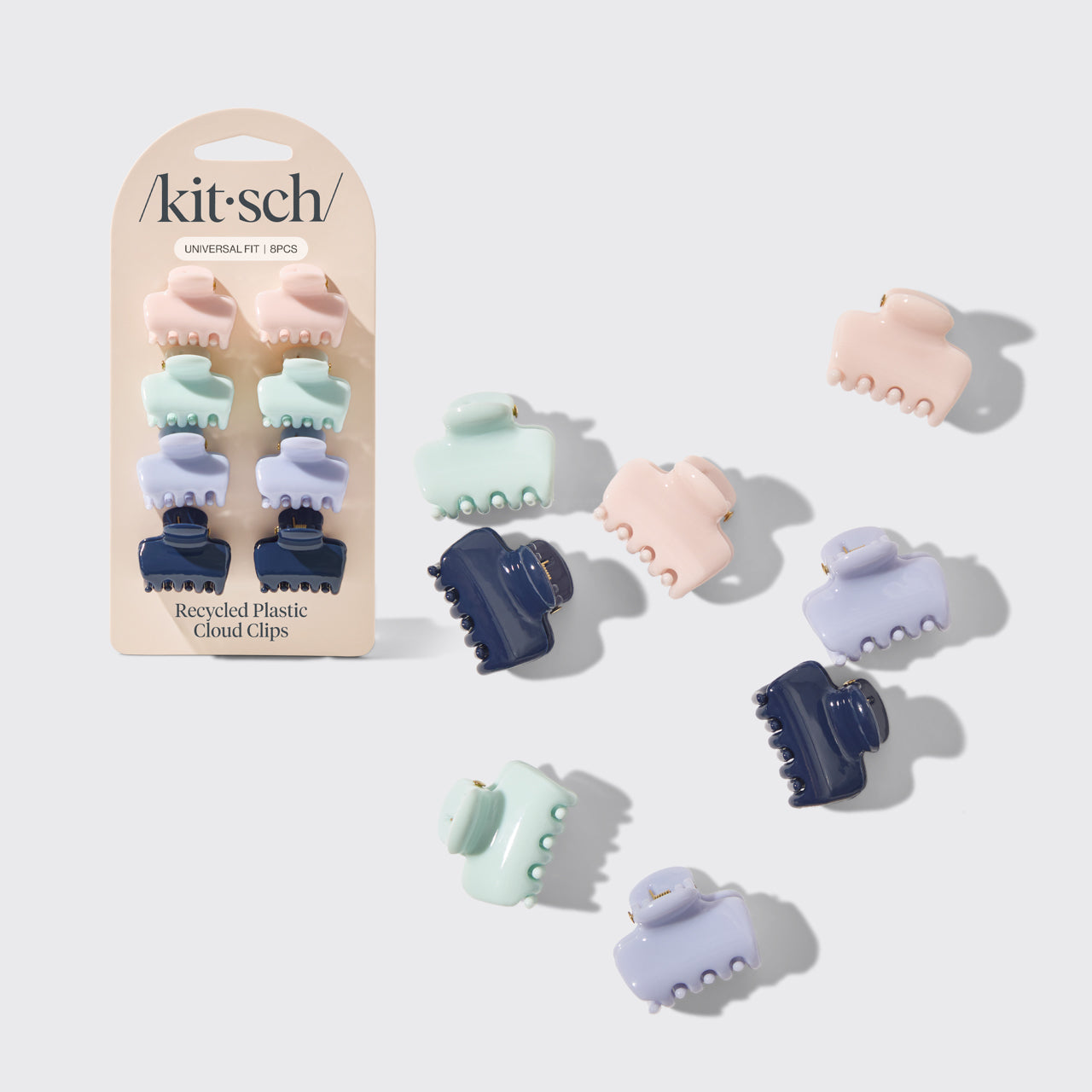 KITSCH Garden Bouquet Mini Cloud Claw Clips 8pc — hero product shot