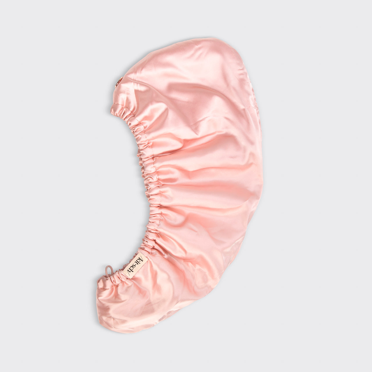 Blush Satin Wrapped Hair Towel, KITSCH