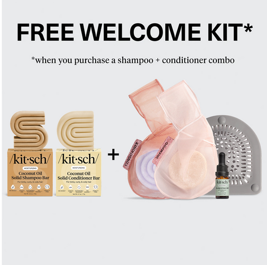 Winter Welcome Kit Coconut Oil Shampoo & Conditioner Bar Combo for Dry Damaged Hair