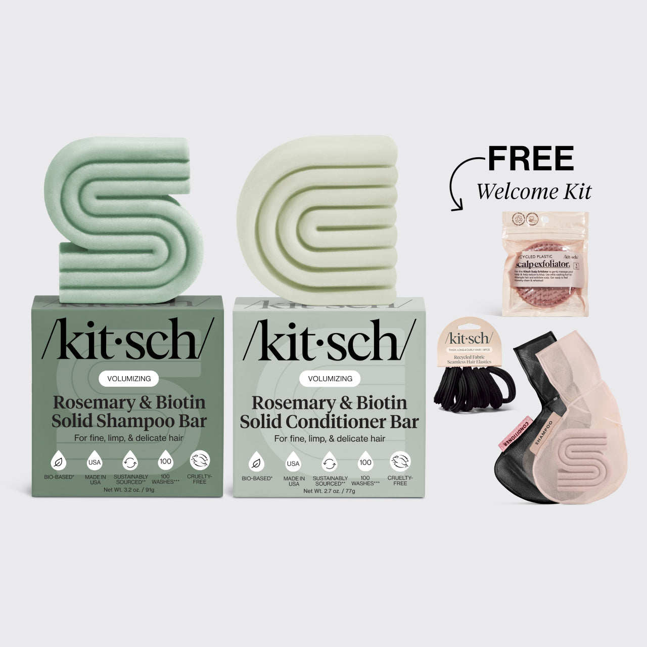 Shampoo & Conditioner Bundle with Free Welcome Kit